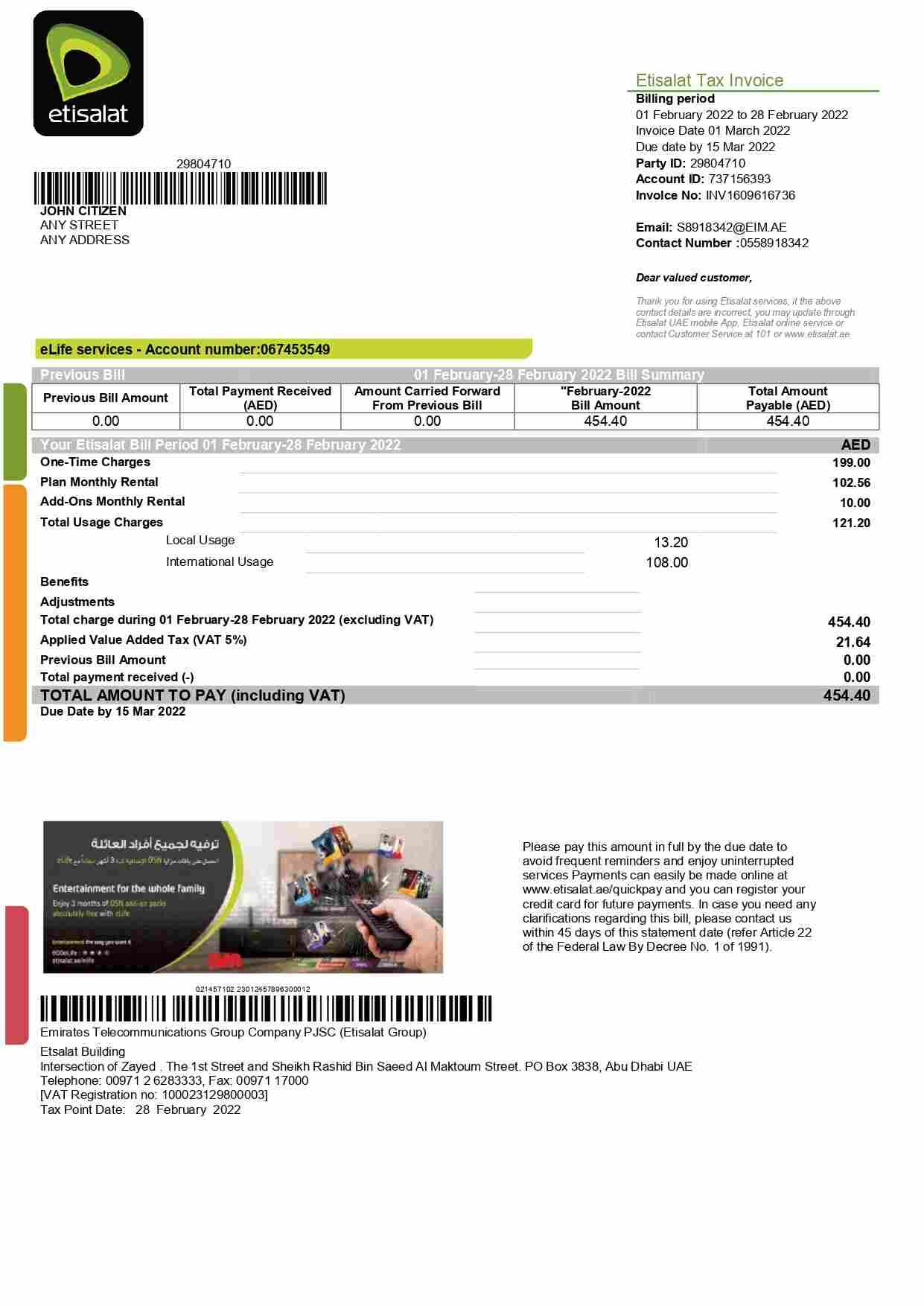  Minol USA business utility bill 